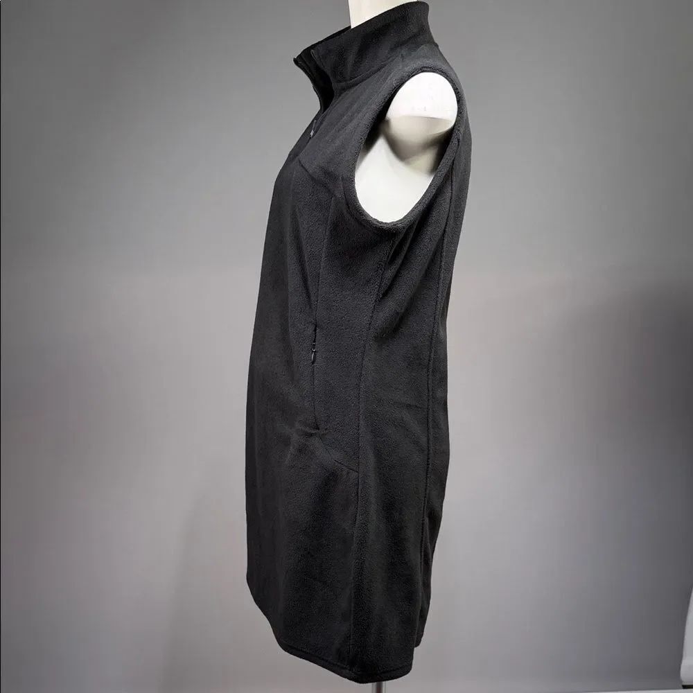 Polar Fleece Dress Zip Pocket Sleeveless Tunic (R10) - Picture 7 of 8